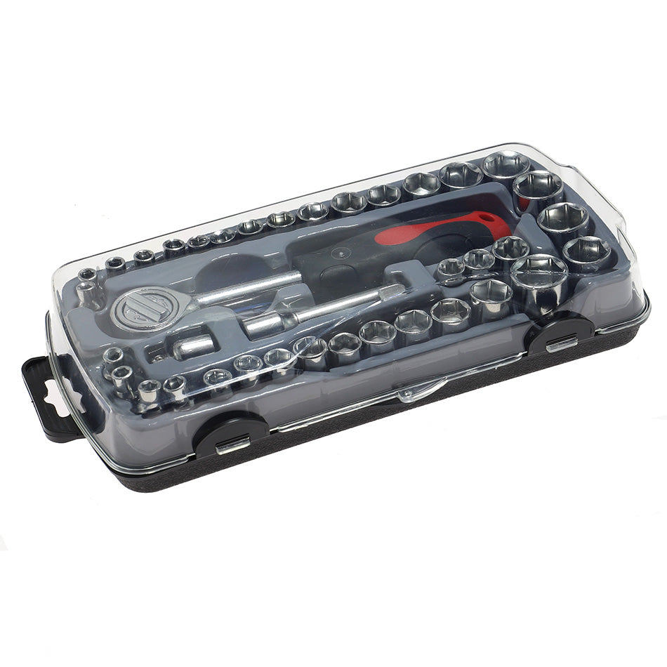 40-Piece Socket Wrench Set for Automotive and Home Use